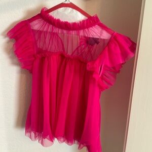 Anthropologie Pink shirt